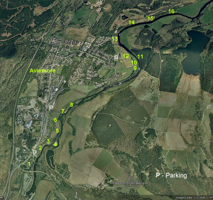 Aviemore Angling Association Map